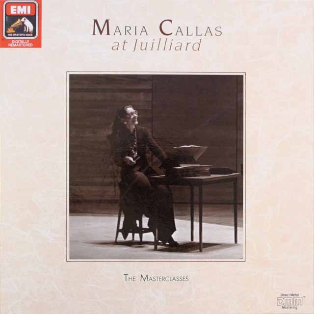 マリア・カラスのジュリアードでのレッスン　独EMI　3693　LP レコード