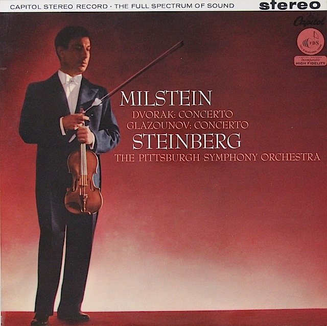 ミルシュタインのドヴォルザーク/ヴァイオリン協奏曲ほか　英Capitol　オリジナル盤　2817　LP レコード