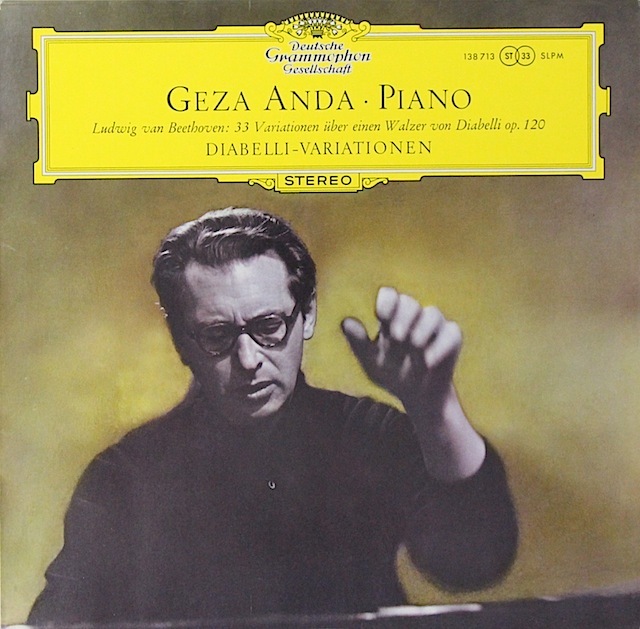 アンダのベートーヴェン/ディアベリ変奏曲　独DGG　3520　LP レコード