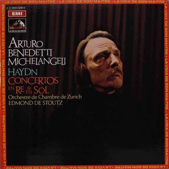 ミケランジェリのハイドン/ピアノ協奏曲集　仏EMI（VSM）　3692　LP レコード