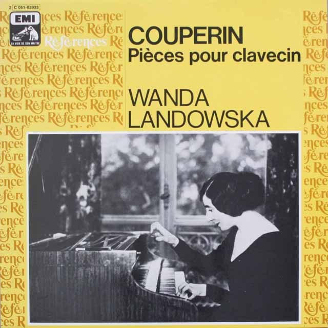 ランドフスカのクープラン/チェンバロ曲集      仏EMI(VSM)　  2546　LP レコード