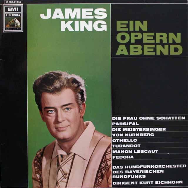 ジェームス・キングの「オペラの夕べ」　独EMI　3313　LP レコード