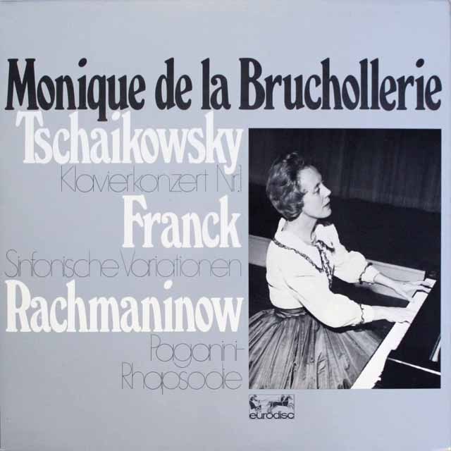 ブリュショルリのチャイコフスキー/ピアノ協奏曲ほか　独EURODISC　2551　LP レコード