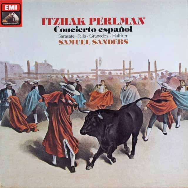 パールマンの「スペイン音楽集」　独EMI　  2551　LP レコード