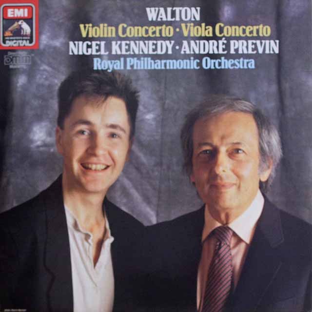 ケネディ&プレヴィンのウォルトン/ヴィオラ&ヴァイオリン協奏曲   英EMI　  2552　LP レコード