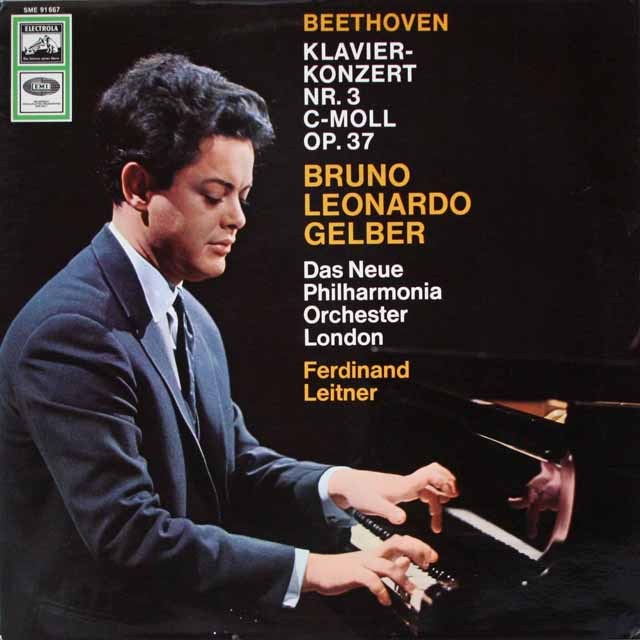 LP レコード　ベートーヴェン ピアノ協奏曲 第3番 LP レコード ゲルバーのベートーヴェン/ピアノ協奏曲第3番 独EMI 3691