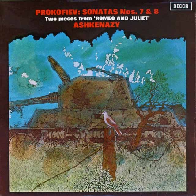 アシュケナージのプロコフィエフ/ピアノソナタ第7、8番　英DECCA　3689　LP レコード