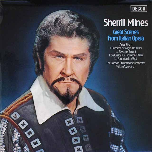 ミルンズのイタリアオペラ名演集    英DECCA   2608　LP レコード