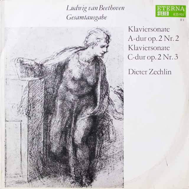 ツェヒリンのベートーヴェン/ピアノソナタ第2&3番   独ETERNA  2618　LP レコード