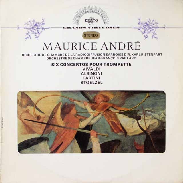 アンドレのトランペット協奏曲集　仏ERATO　3799　LP レコード