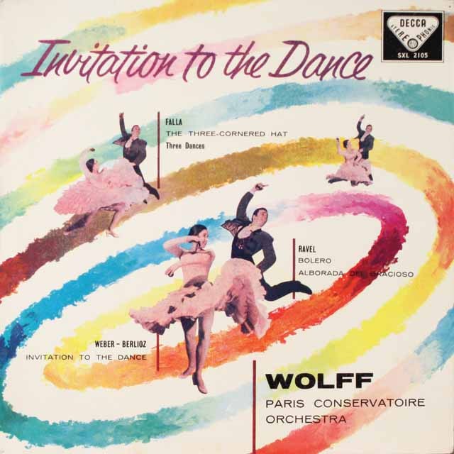 ヴォルフのウェーバー/「舞踏への勧誘」ほか　英DECCA　2602　LP レコード