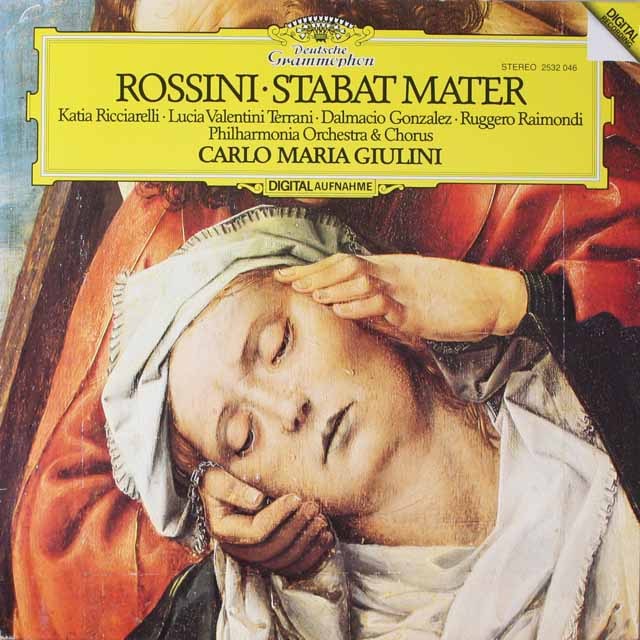 ジュリーニのロッシーニ/「スターバト・マーテル」　独DGG　3626　LP レコード