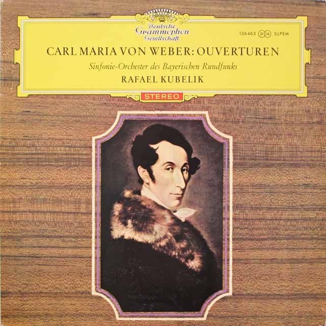 LP レコード 赤ステレオ クーベリックのウェーバー/序曲集 独DGG 2622