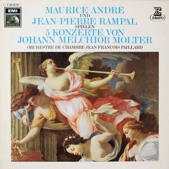 アンドレ、ランパルらのモルター/協奏曲集　独EMI　3798　LP レコード