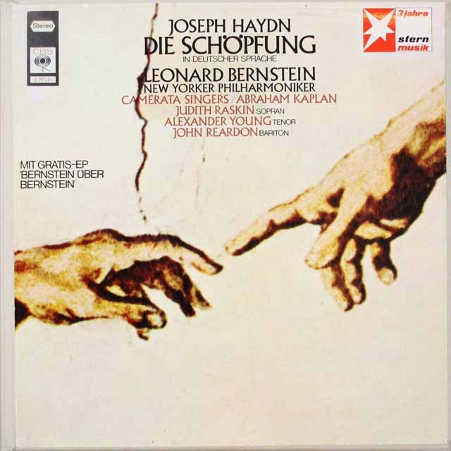 バーンスタインのハイドン/天地創造　独CBS  2622　LP レコード