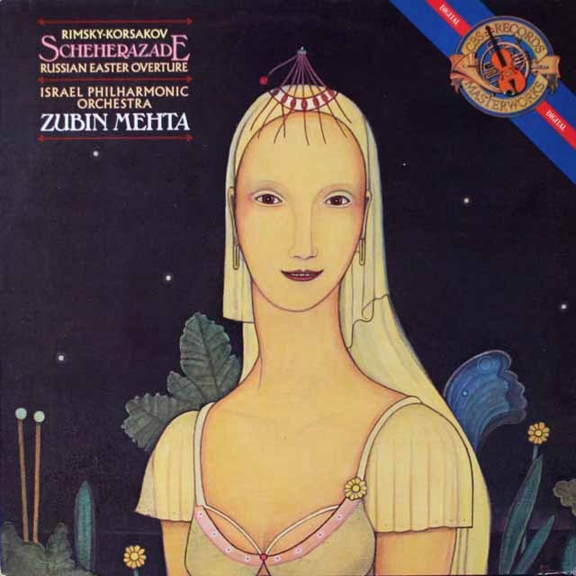 メータのリムスキー=コルサコフ/交響組曲「シェヘラザード」ほか　蘭CBS　2605　LP レコード