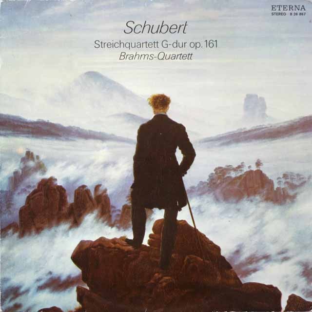 ブラームス四重奏団のシューベルト/弦楽四重奏曲第15番　独ETERNA　3797　LP レコード