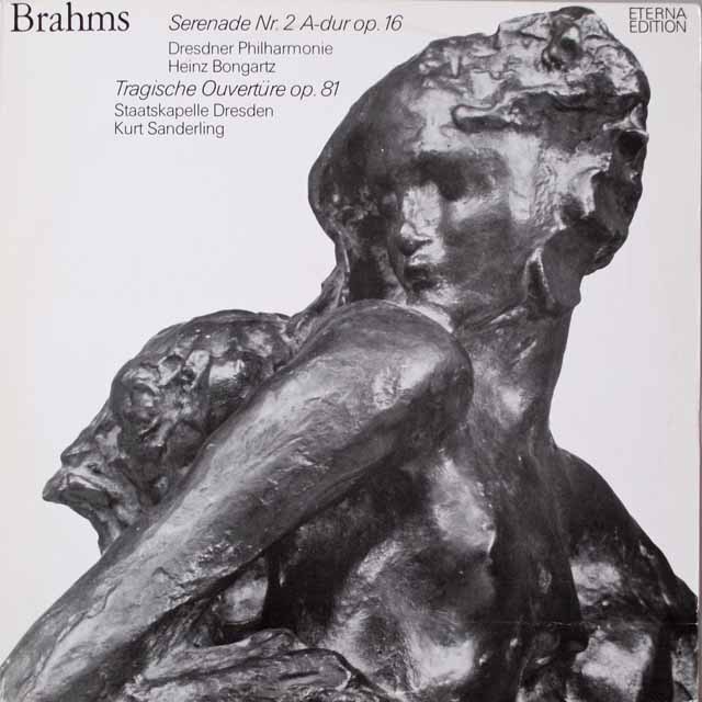 ボンガルツのブラームス/セレナード第2番ほか　独ETERNA　3797　LP レコード