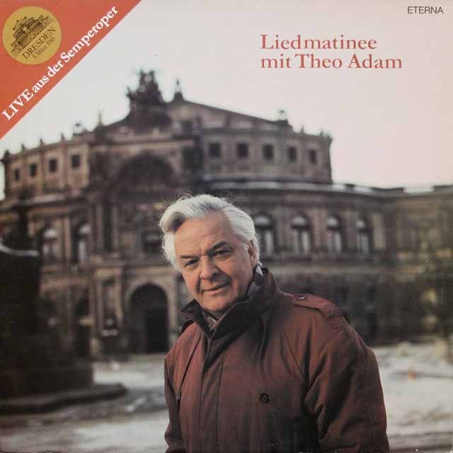 テオ・アダムの「リーダー・マチネー」　独ETERNA　3797　LP レコード