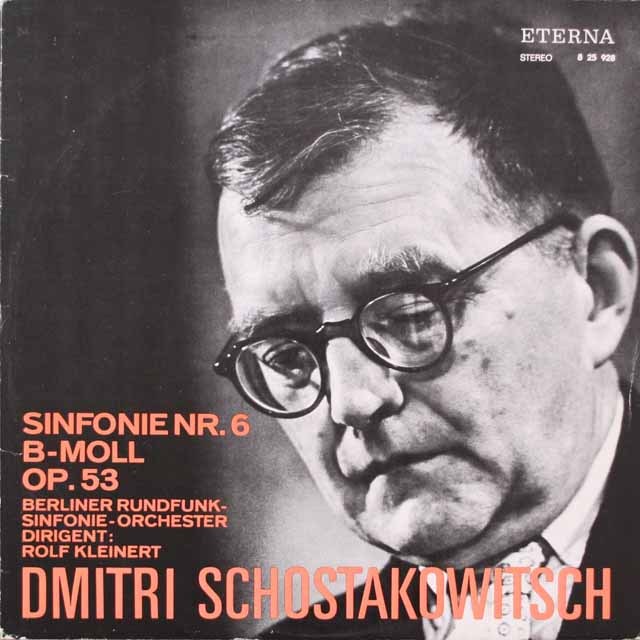 クライネルトのショスタコーヴィチ/交響曲第6番　独ETERNA　3797　LP レコード