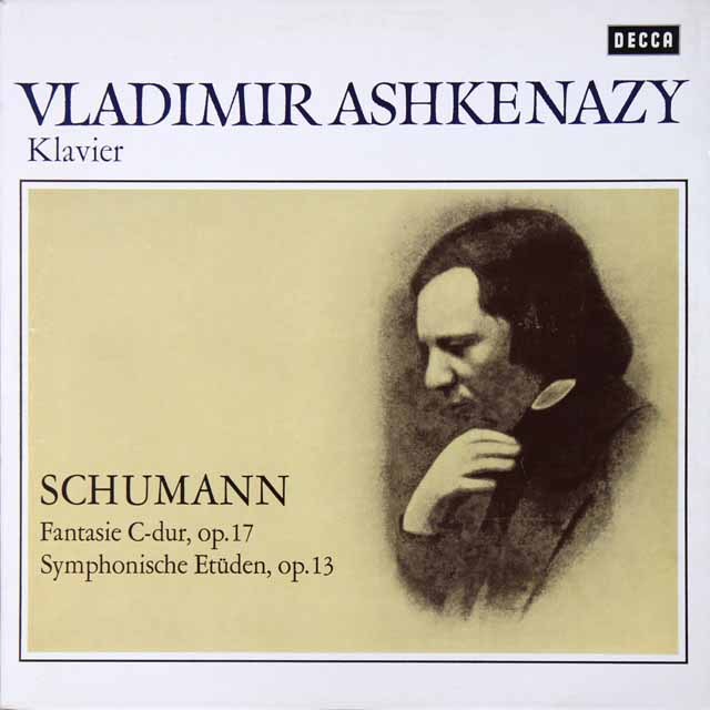 アシュケナージのシューマン/幻想曲、交響的練習曲　独DECCA　2728　LP レコード
