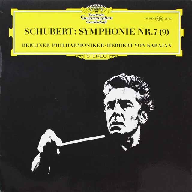 LP レコード カラヤンのシューベルト/交響曲第7（9）番「ザ・グレイト」 独DGG 3326