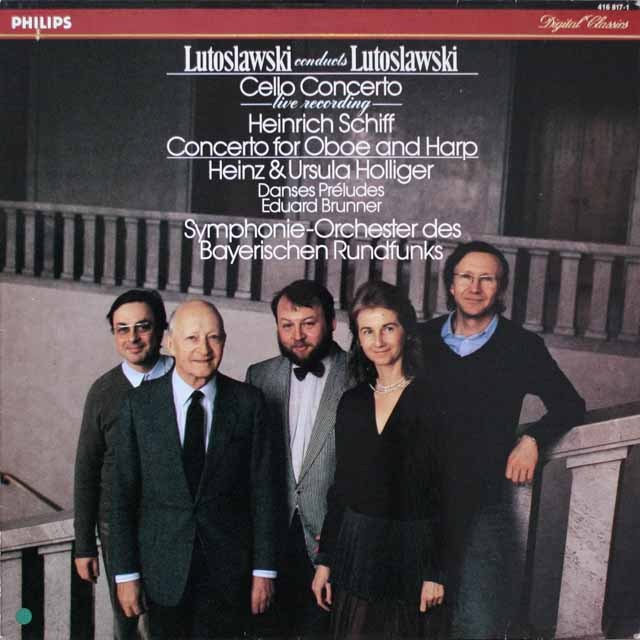 ルトスワフスキの自作自演/チェロ協奏曲ほか　蘭PHILIPS　3689　LP レコード