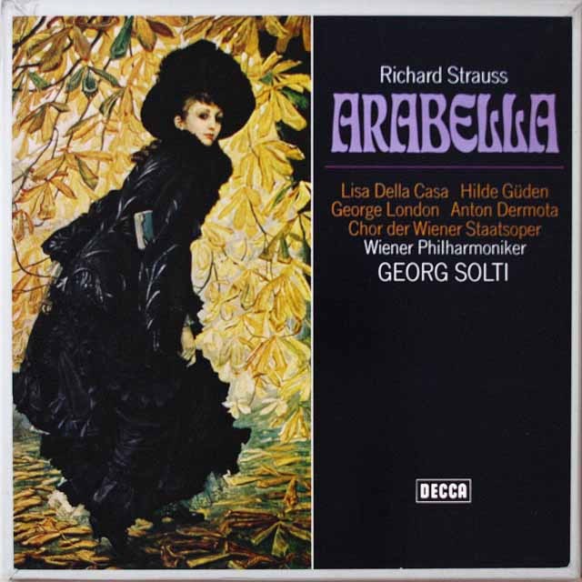 ショルティのR.シュトラウス/歌劇「アラベラ」全曲　独DECCA　2623　LP レコード