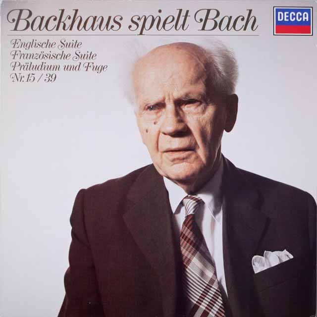 バックハウスのバッハ/作品集　独DECCA　3794　LP レコード