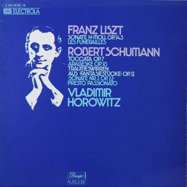 ホロヴィッツのリスト、シューマン/作品集　独Dacapo　3794　LP レコード