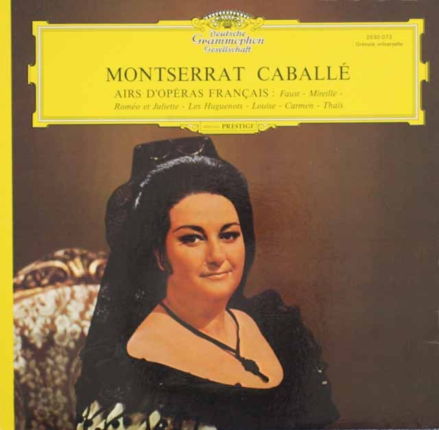 カバリエのフランス・オペラ・アリア集