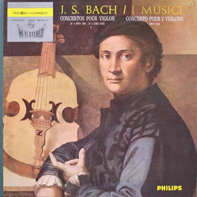 アーヨ＆ミケルッチとイ・ムジチ合奏団のバッハ/ヴァイオリン協奏曲集  仏PHILIPS  2629　LP レコード