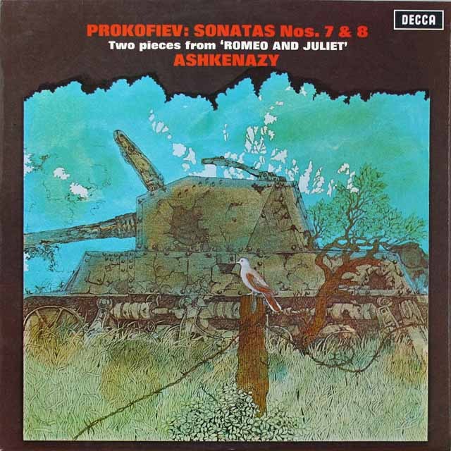 アシュケナージのプロコフィエフ/ピアノソナタ第7、8番　英DECCA　3688　LP レコード