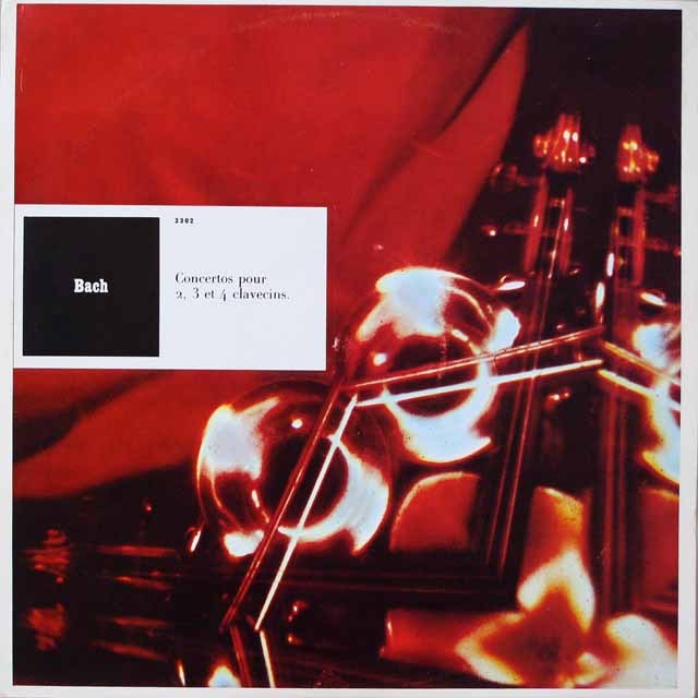 リステンパルトらのバッハ/ 4つのチェンバロ協奏曲集  仏CF  2626　LP レコード