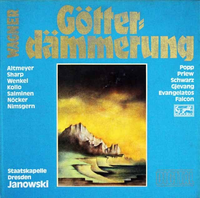 ヤノフスキのワーグナー/「神々の黄昏」　独eurodisc　3286　LP レコード