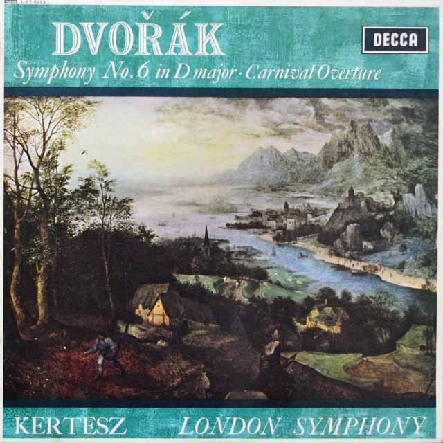 【モノラル】　ケルテスのドヴォルザーク/交響曲第6番ほか　英DECCA　3688　LP レコード