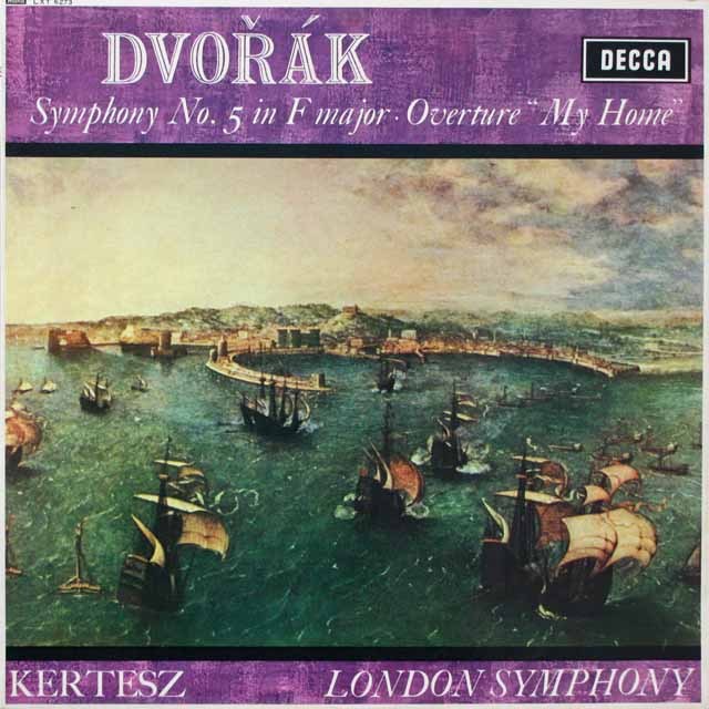 【モノラル】　ケルテスのドヴォルザーク/交響曲第5番ほか　英DECCA　3688　LP レコード