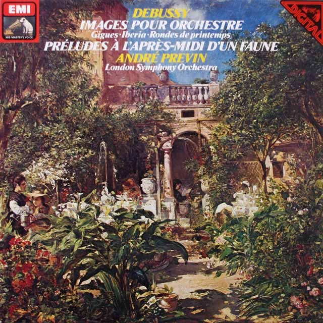 プレヴィンのドビュッシー/「映像」ほか　独EMI　3688　LP レコード