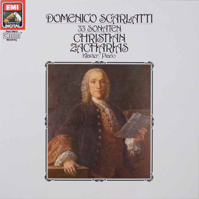 ツァハリアスのスカルラッティ/ソナタ集　独EMI　3688　LP レコード