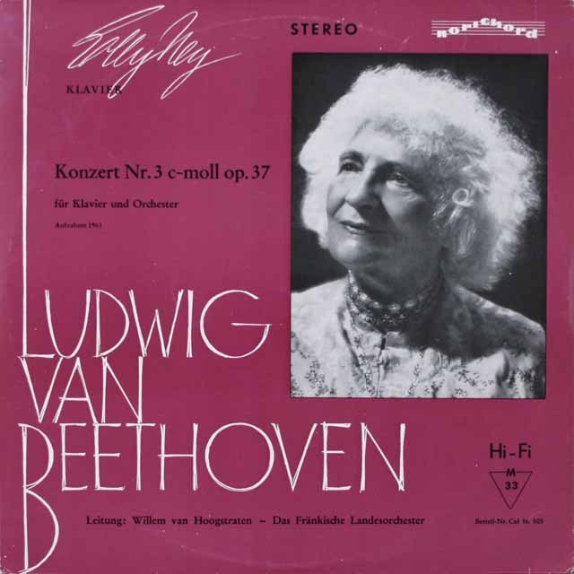ナイ＆ホーフストラーテンのベートーヴェン/ピアノ協奏曲第3番　独colosseum　2614　LP レコード