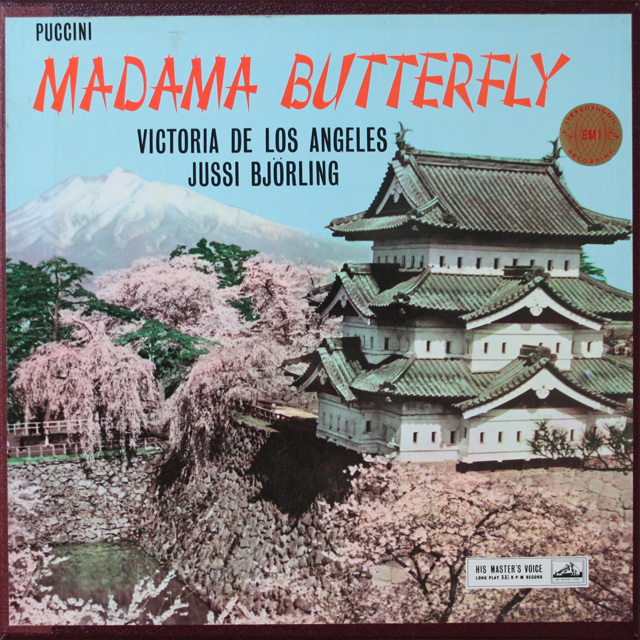 ロス・アンヘレス&ビョルリングのプッチーニ/蝶々夫人  英EMI  2627　LP レコード
