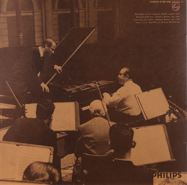 LP レコード アラウ、ハイティンクのブラームス/ピアノ協奏曲集 仏
