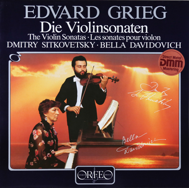 LP レコード シトコヴェツキー、ダヴィドヴィチのグリーグ/ヴァイオリンソナタ集 独ORFEO 3609