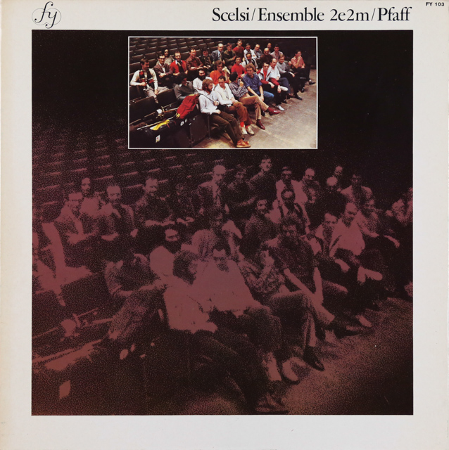 ジャチェント・シエルシ作品集　★長岡鉄男の外盤A級セレクション第3巻231掲載盤　仏FY   2799　LP レコード