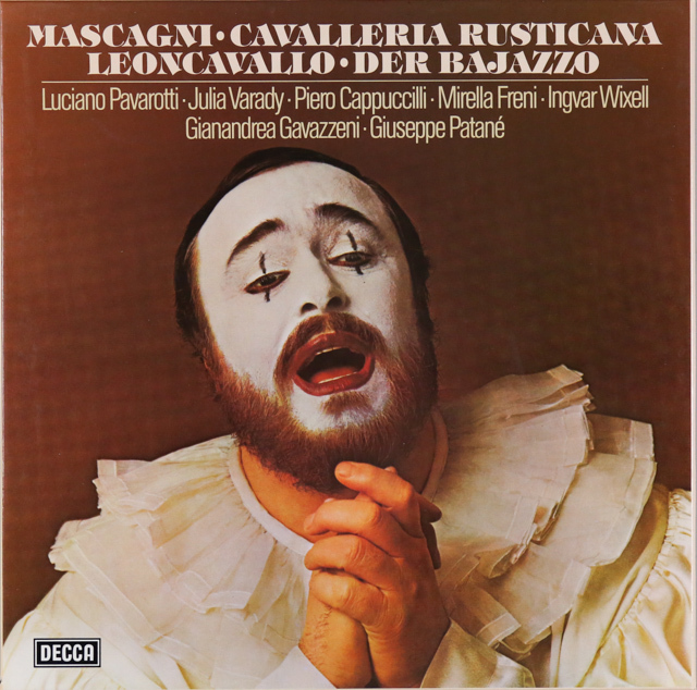 パヴァロッティの「カヴァレリア」&「道化師」　独DECCA　2735　LP レコード