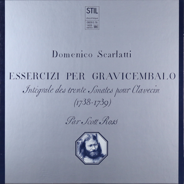 ロスのスカルラッティ/チェンバロのためのソナタ集　仏STIL　2746　LP レコード