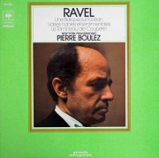ブーレーズのラヴェル/「高雅で感傷的なワルツ」ほか　仏CBS　3529　LP レコード