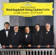 ラサール四重奏団、ハレルのシューベルト/弦楽五重奏曲　独DGG　3635　LP レコード