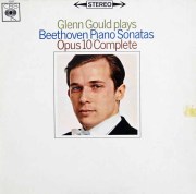 グールドのベートーヴェン/ピアノソナタ第5-7番　英CBS　3714　LP レコード