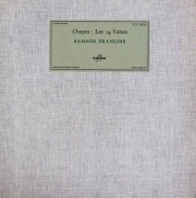 フランソワのショパン/ワルツ集　仏Columbia　3016　LP レコード